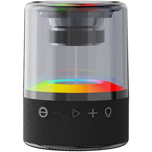 Nuevo Altavoz Bluetooth F10s De Vidrio Transparente Y Colori