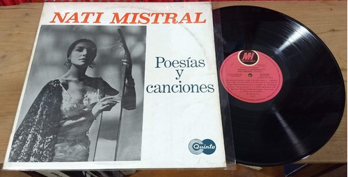 Nati Mistral Poesias Y Canciones Lp Disco Vinilo