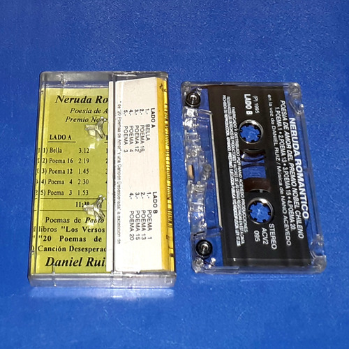 Neruda Romántico Nano Acevedo Cassette Chile Maceo-disquería (Usado)