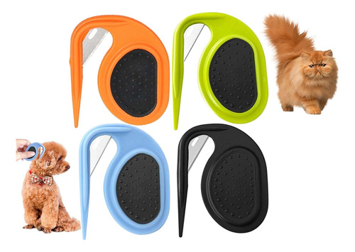 4pcs Peine Anudador Para Mascotas, Peine Anudador Para