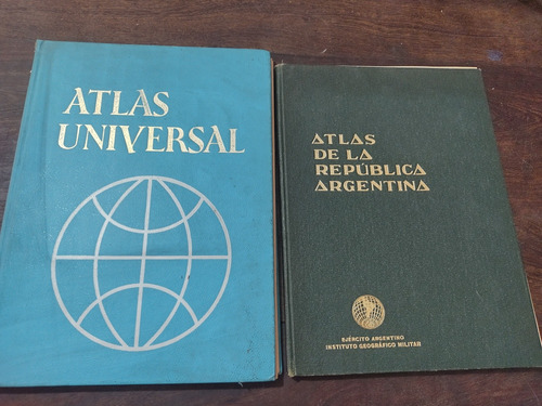 Antiguos Atlas: Universal Ilustrado 1974 Y De La Argentina 