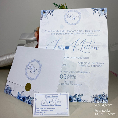 Convite De Casamento Barato (300 Unidades) + 600 Individuais
