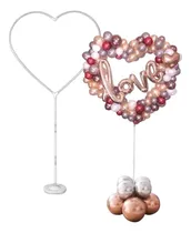 Comprar 2 Soportes Para Globos Con Forma De Corazón Fiestas Eventos