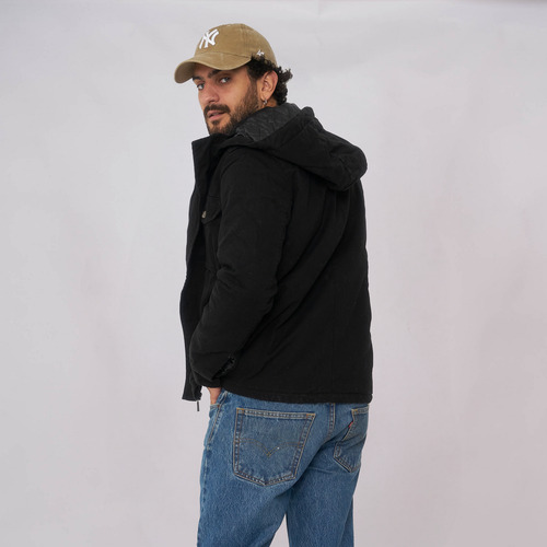 Customs Ba Campera Paris Gabardina Hombre C Capucha Desmonta