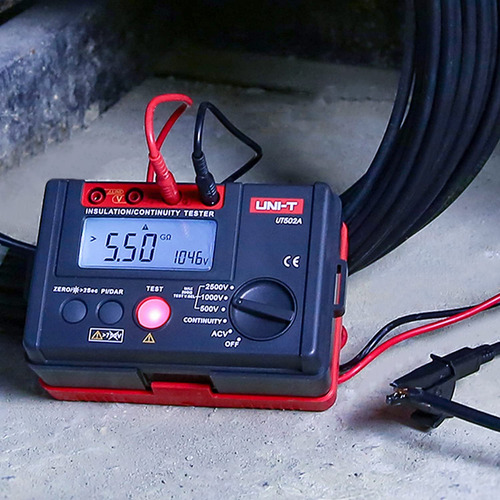 Uni-T Probador Resistencia Del Aislamiento 20g Ohm / ac 750v UT502A Medición de la relación de absorción del índice de polarización