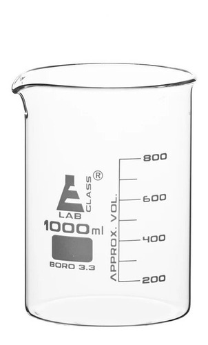 Vaso De Precipitación Vidrio 1000ml