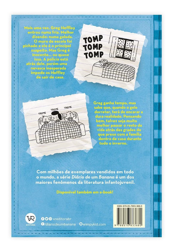 Kit Com Livro Diário De Um Banana 6 + Caixa Organizadora