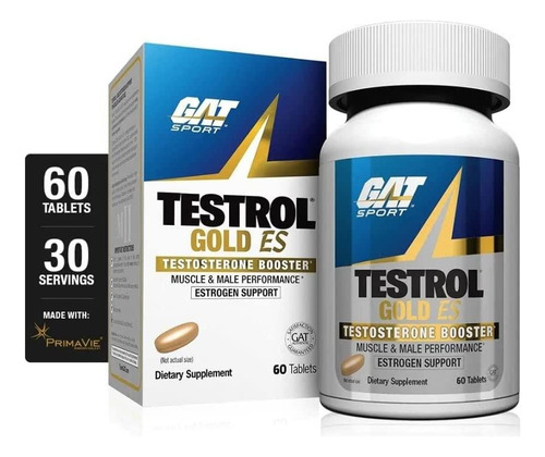 Imagen 1 de 3 de Testrol Gold Es Gat | Potenciador De La Testosterona