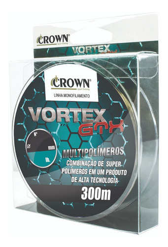 Linha Vortex Gtx Crown Multipolímeros 2.0 (0,23mm-12lb) 300m