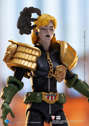 Juez Hiya Toys Juez Dredd: Juez Del Salón De Los Héroes Ande