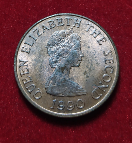 Moneda 2 Pence Jersey 1990 Elizabeth