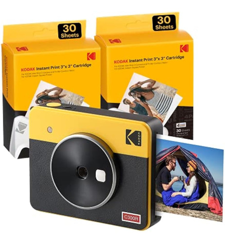 Camara Instantanea - Kodak Mini Shot 3 Retro - (+60 Hojas)