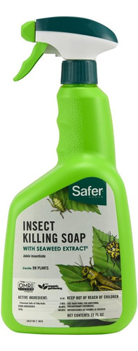 Safer Brand 5110-6 Jabon Para Matar Insectos  32 Oz.