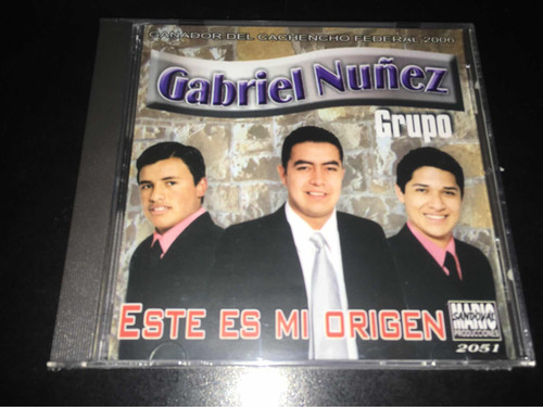 Grupo Gabriel Núñez  Este Es Mi Origen Cd Nuevo Original