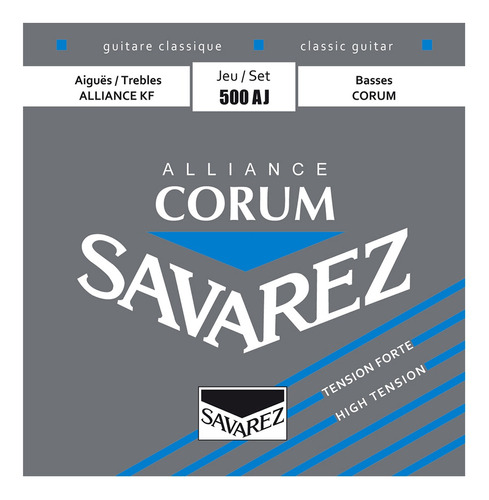 Encordado Cuerdas Guitarra Clasica Savarez Corum Alliance 50