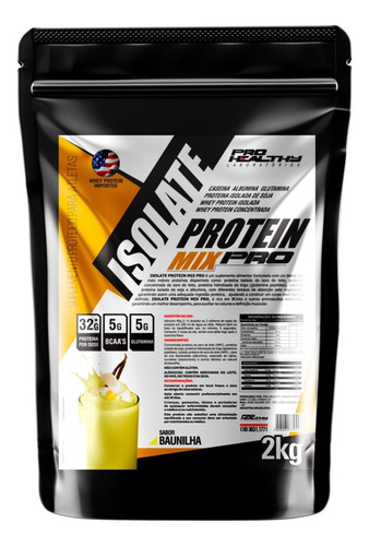 Whey Isolate Mix Protein 2kgs - Pro Healthy Sabor Baunilha