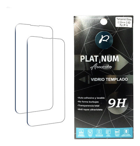 Protector Vidrio Templado Para iPhone 14 14 Pro Max 14 Plus