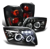 Comprar Faros Led Ojo Angel + Stops Tipo Altezza Para Dodge Caliber.