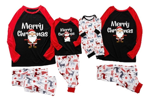 Conjunto De Pijamas A Juego Familiar,navidad Adultos Niños