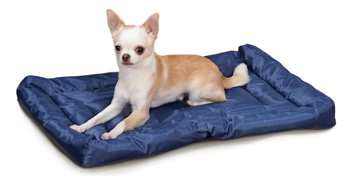 Slumber Pet Royal Blue Pequeña Cama Resistente Al Agua Cómod