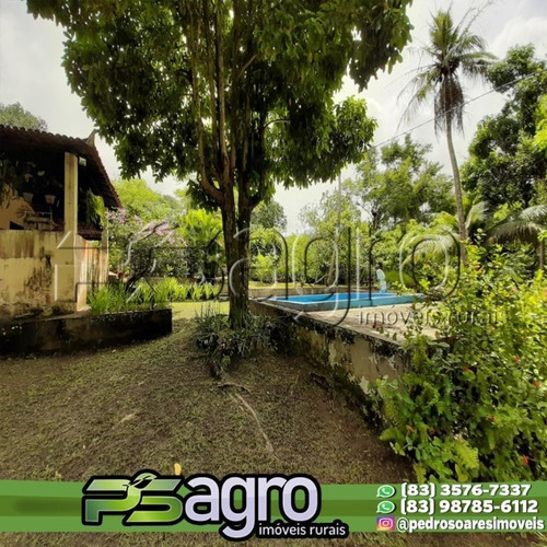 Chácara À Venda, 10 Hectares Por R$ 980.000 - Centro - Alhandra/pb - Ch0015
