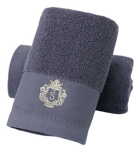 Toalla N, Gruesa, Suave, Absorbente, De Color Liso, Para Uso