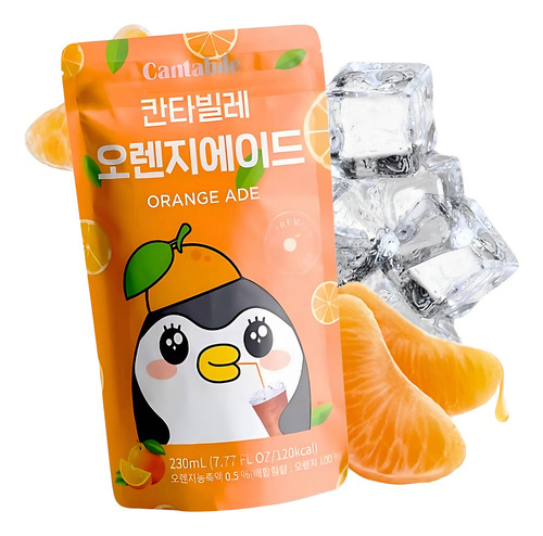 Bebida Coreana Sabor Naranja Cantabile 230 Ml
