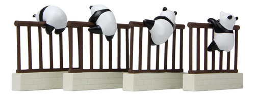 4 Valla De Panda Para Casa De Muñecas, Juguete Para Juego B