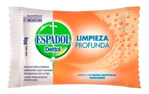 Espadol Jabón Exfoliante Limpieza Profunda X 90 Grs