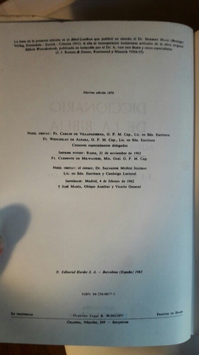 Imagen 6 de 10 de Diccionario De La Biblia Autores Haag Van Den Born Y Ausejo