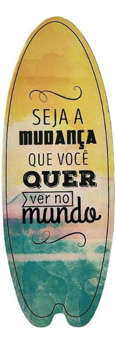 Tabla decorativa de MDF para tablas de surf con estampados variados, 40 x 15 cm