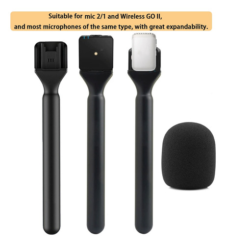 Kit De Bastão Portátil Com Etiqueta Quádrupla, Microfone Sem