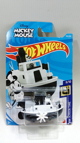 Steamboat Mickey Hotwheels Buque A Vapor Mickey