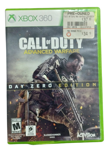 Call Of Duty Advanced Warfare Juego Original Xbox 360 (Reacondicionado)