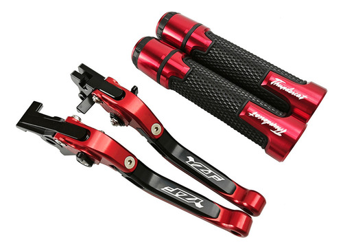 Palancas Y Puños Para Yamaha Yzf600r Thundercat, Rojas