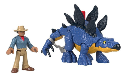 Jurassic World Dominion Estegosaurio Y Dr Grant Imaginext