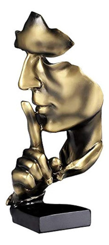 Aboxoo Estatua Del Pensador, El Silencio Es Una Figura De Ar