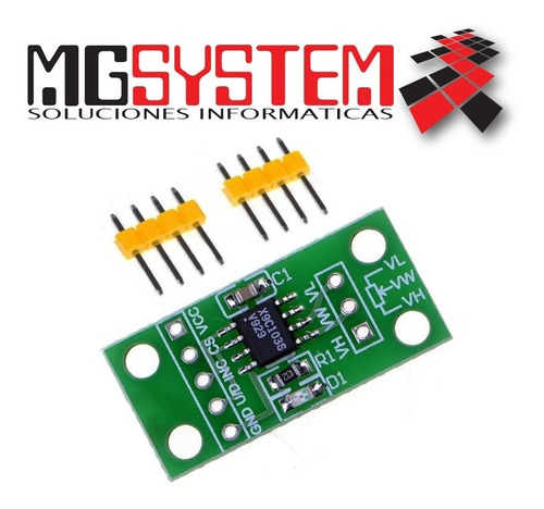 Mgsystem Potenciómetro Digital Modulo X9c103s Arduino 10k