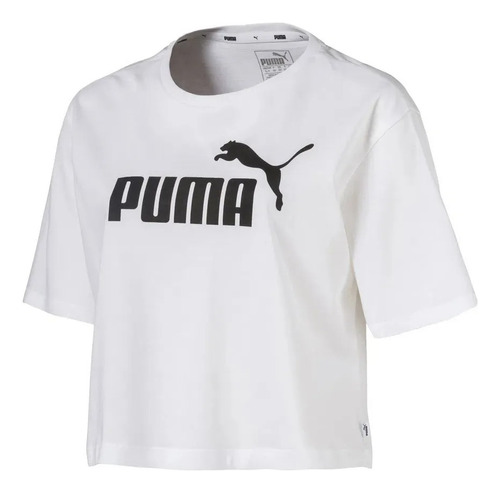Remera Puma Mujer Ess Cropped Logo Tee Art 84792802