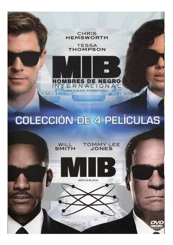 Mib Hombres De Negro 1 2 3 4 Internacional Box Peliculas Dvd