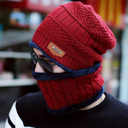 Imagen 6 de 9 de Chullo + Cuellera Tipo Chalina - Niños Niñas Invierno Frio