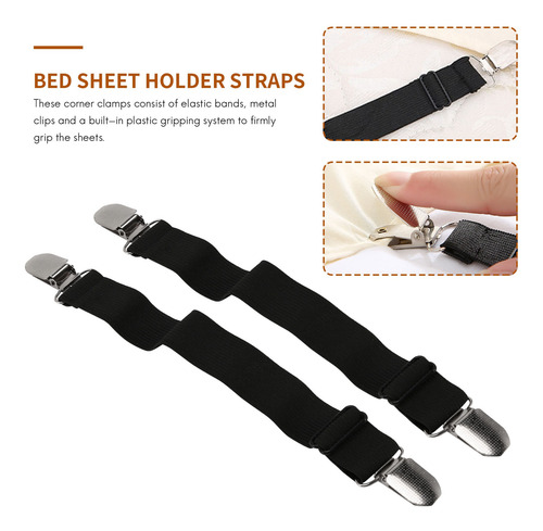 Correas Para Sujetar Sábanas, Clips Para Sábanas En Las Esqu