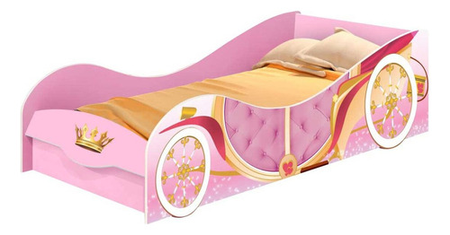 Cama Auto 1 Plaza - Diseño Carruaje - Dormitorio Infantil