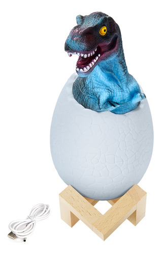 Lámpara De Escritorio 3d Con Forma De Huevo De Tiranosaurio