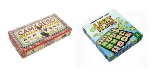 Combo Juego De Mesa El Camarero + Lucky Numbers Maldon M4e