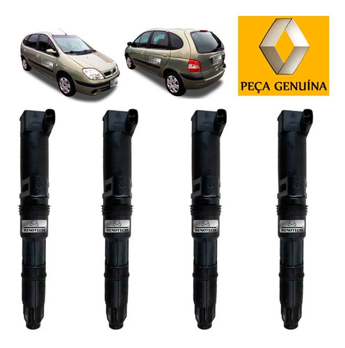 Bobina Igniçao Scenic 2.0 16v 2001 A 2009 8200568671