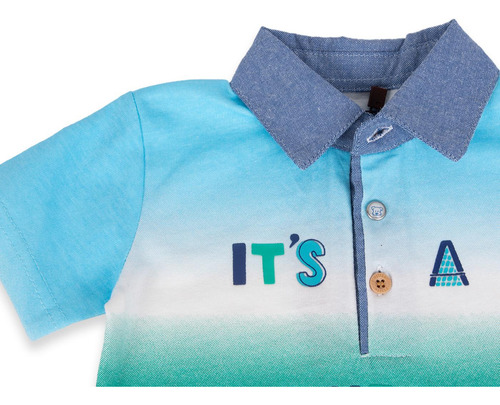 Polera Niño Azul Pillin (pva626-24azu)