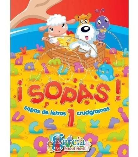 Libro De Actividades ¡sopas! Sopa De Letras Y Crucigramas