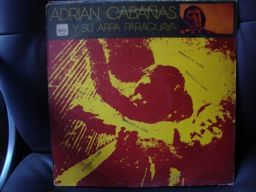 Vinilo Adrian Cabañas Y Su Arpa Paraguaya F1