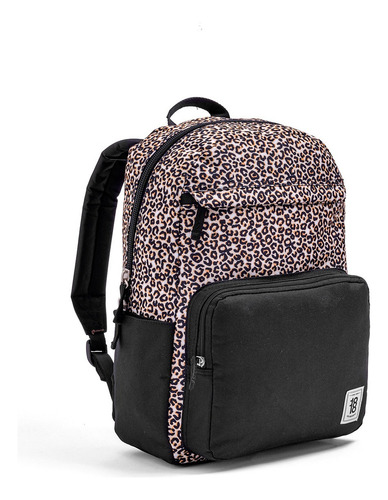 Mochila Escolar Resistente Chenson 1865758l Felino A Print Multicolor